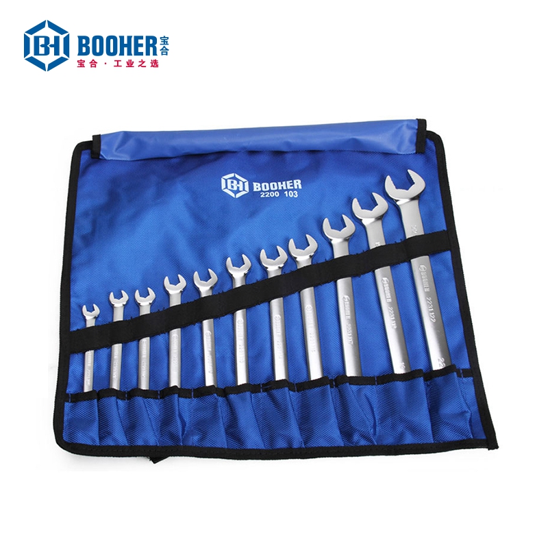 11件全抛光两用扳手组套